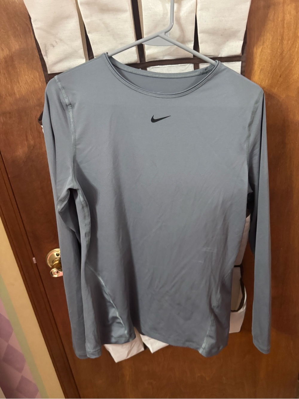 Nike Gray Dri-FIT Performance Long Sleeve